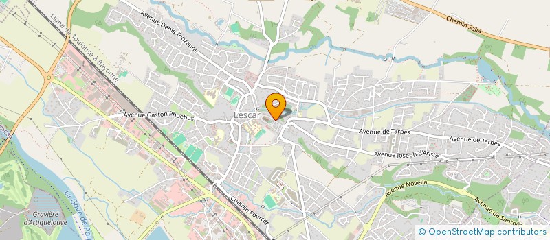 localisation de l'entreprise ASSOCIATION SPORTIVE DU COLLEGE NOTRE DAME  LESCAR