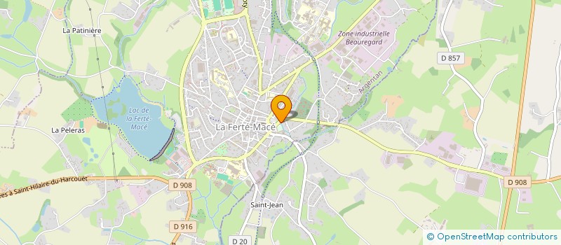 localisation de l'entreprise ASSOCIATION SPORTIVE DU COLLEGE NOTRE DAME à LA FERTE MACE