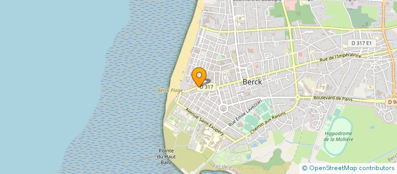 localisation de l'entreprise ASSOCIATION SPORTIVE DU COLLEGE NOTRE DAME DE BERCK à BERCK