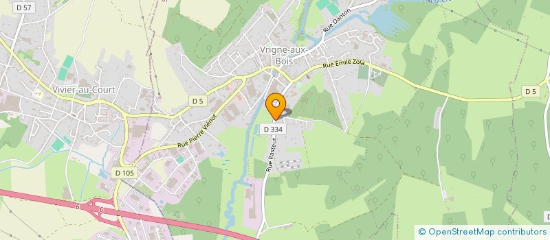 localisation de l'entreprise ASSOCIATION SPORTIVE DU COLLEGE PASTEUR  VRIGNE AUX BOIS