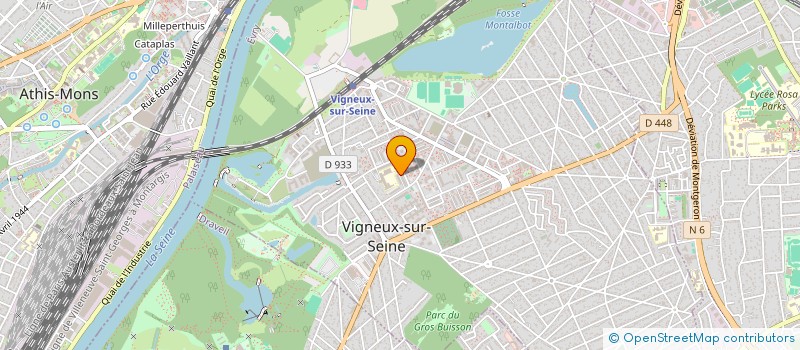 localisation de l'entreprise ASSOCIATION SPORTIVE DU COLLEGE PAUL ELUARD à VIGNEUX-SUR-SEINE