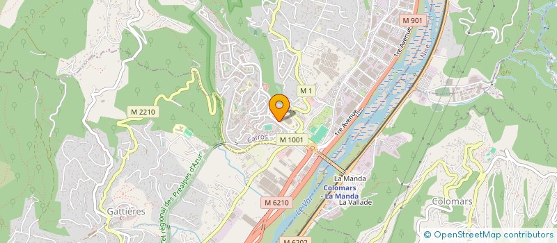 localisation de l'entreprise ASSOCIATION SPORTIVE DU COLLEGE PAUL LANGEVIN à CARROS