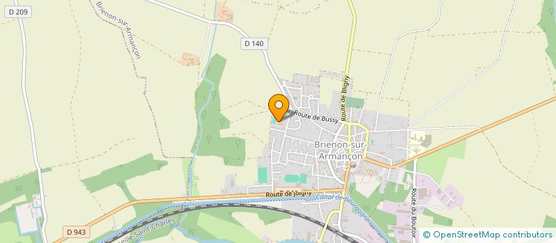 localisation de l'entreprise ASSOCIATION SPORTIVE DU COLLEGE PHILIPPE COUSTEAU  BRIENON-SUR-ARMANCON