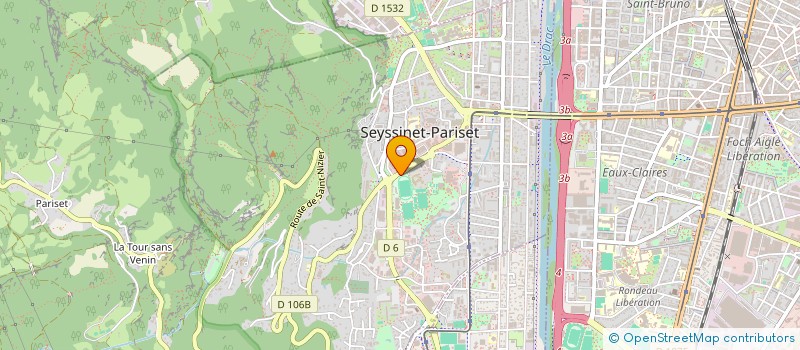 localisation de l'entreprise ASSOCIATION SPORTIVE DU COLLEGE PIERRE DUBOIS DE SEYSSINET  SEYSSINET-PARISET