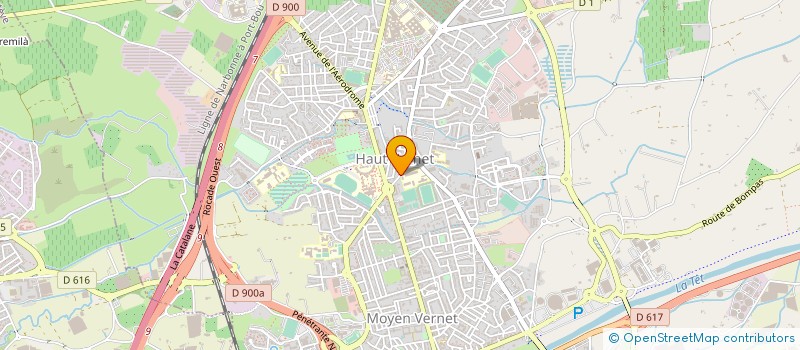 localisation de l'entreprise ASSOCIATION SPORTIVE DU COLLEGE PONS  PERPIGNAN