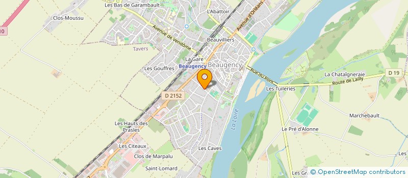 localisation de l'entreprise ASSOCIATION SPORTIVE DU COLLEGE ROBERT GOUPIL DE BEAUGENCY à BEAUGENCY
