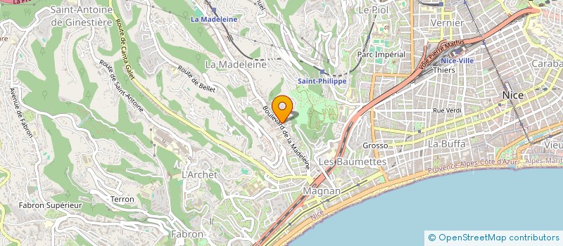 localisation de l'entreprise ASSOCIATION SPORTIVE DU COLLEGE ROSTAND à NICE
