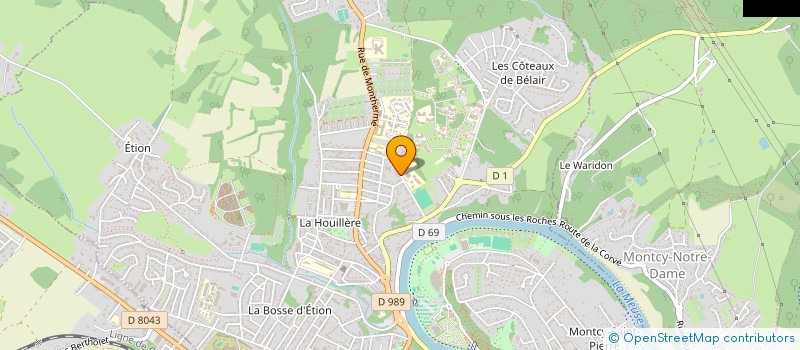 localisation de l'entreprise ASSOCIATION SPORTIVE DU COLLEGE ROUGET DE LISLE  CHARLEVILLE-MEZIERES