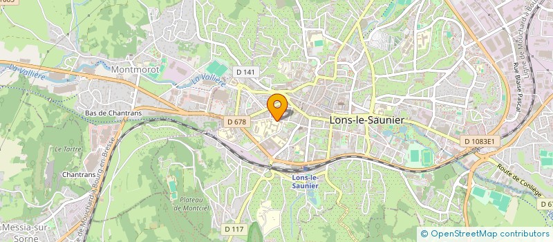 localisation de l'entreprise ASSOCIATION SPORTIVE DU COLLEGE ROUGET DE LISLE à LONS-LE-SAUNIER