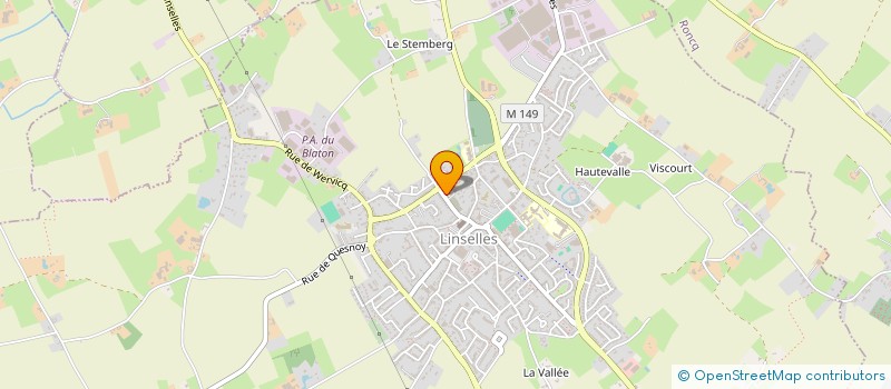 localisation de l'entreprise ASSOCIATION SPORTIVE DU COLLEGE SAINTE MARIE à LINSELLES