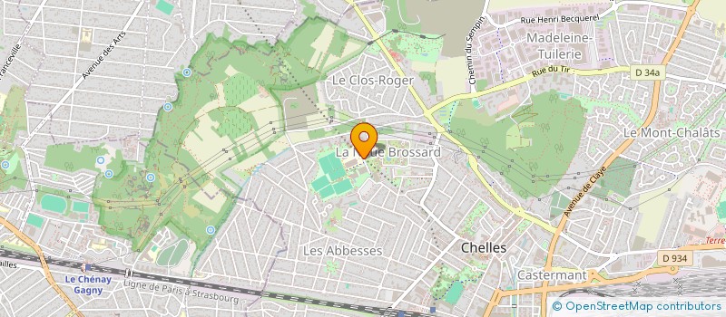 localisation de l'entreprise ASSOCIATION SPORTIVE DU COLLEGE SIMONE VEIL CHELLES à CHELLES