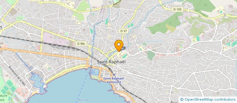 localisation de l'entreprise ASSOCIATION SPORTIVE DU COLLEGE ST EXUPERY  SAINT-RAPHAEL