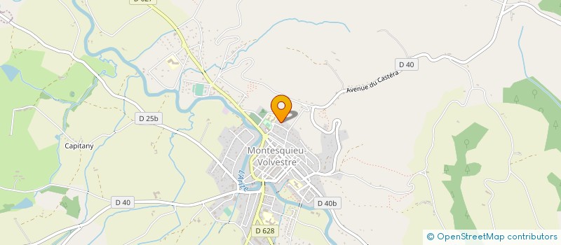 localisation de l'entreprise ASSOCIATION SPORTIVE DU COLLEGE STELLA BLANDY  MONTESQUIEU-VOLVESTRE