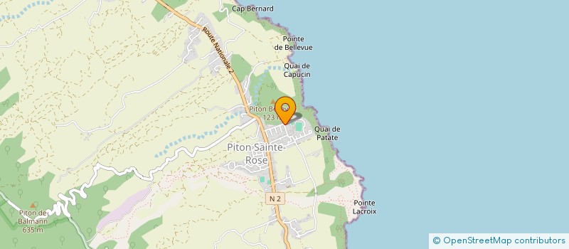 localisation de l'entreprise ASSOCIATION SPORTIVE DU COLLEGE THERESIEN CADET  SAINTE-ROSE