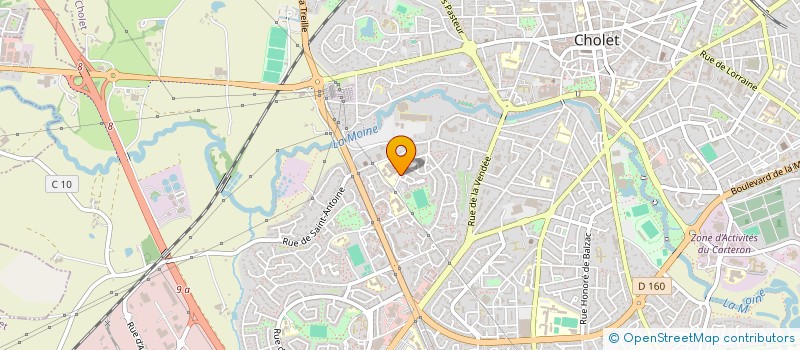 localisation de l'entreprise ASSOCIATION SPORTIVE DU COLLEGE TREMOLIERES à CHOLET