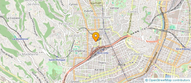 localisation de l'entreprise ASSOCIATION SPORTIVE DU COLLEGE VERNIER à NICE