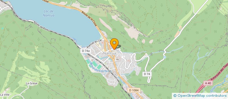 localisation de l'entreprise ASSOCIATION SPORTIVE DU COLLEGE XAVIER BICHAT  NANTUA