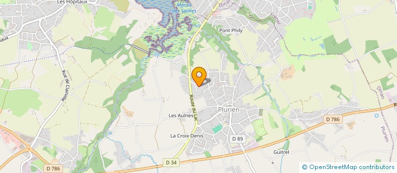 localisation de l'entreprise ASSOCIATION SPORTIVE DU GOLF DE FREHEL SABLES D'OR LES PINS  FREHEL