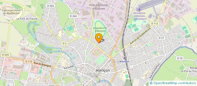 localisation de l'entreprise ASSOCIATION SPORTIVE DU GOLF DE L'HIPPODROME D'ALENCON à ALENCON
