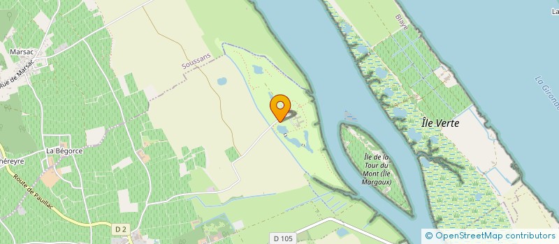 localisation de l'entreprise ASSOCIATION SPORTIVE DU GOLF DE MARGAUX  MARGAUX-CANTENAC