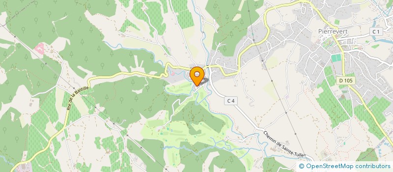 localisation de l'entreprise ASSOCIATION SPORTIVE DU GOLF DU LUBERON  PIERREVERT