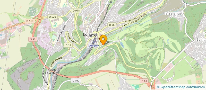localisation de l'entreprise ASSOCIATION SPORTIVE DU GOLF INTERNATIONAL DE LONGWY à LONGWY