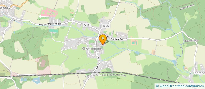 localisation de l'entreprise ASSOCIATION SPORTIVE DU GROUPE SCOLAIRE LA PROVIDENCE à CHEVREMONT