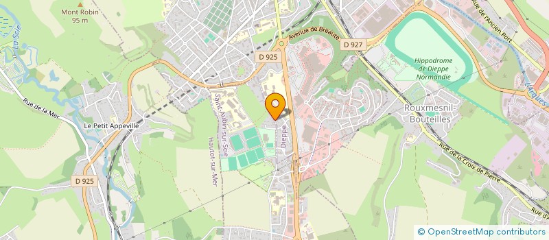 localisation de l'entreprise ASSOCIATION SPORTIVE DU GROUPE SCOLAIRE LA PROVIDENCE  DIEPPE