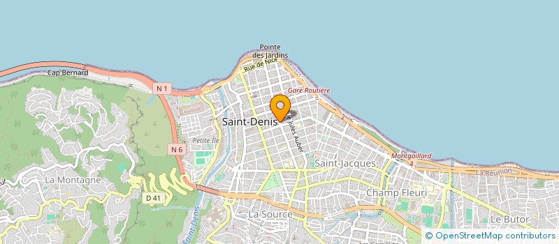 localisation de l'entreprise ASSOCIATION SPORTIVE DU GROUPE SCOLAIRE MEDERSA à SAINT-DENIS