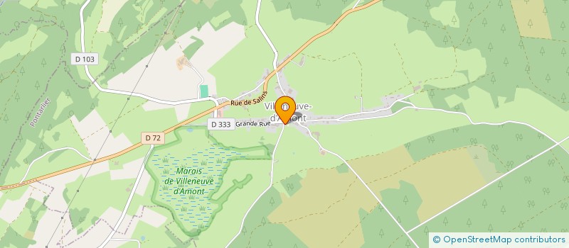 localisation de l'entreprise ASSOCIATION SPORTIVE DU HAUT LISON  VILLENEUVE-D'AMONT