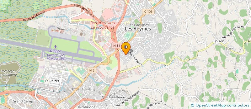 localisation de l'entreprise ASSOCIATION SPORTIVE DU LGT FELIX PROTO (AS LGT F. PROTO)  LES ABYMES