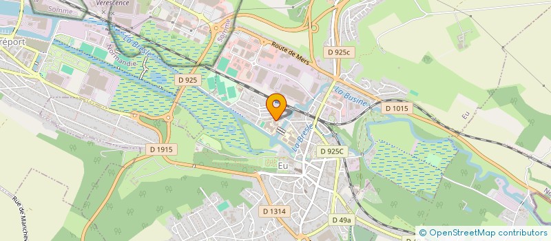 localisation de l'entreprise ASSOCIATION SPORTIVE DU LYCEE ANGUIER-EU  EU