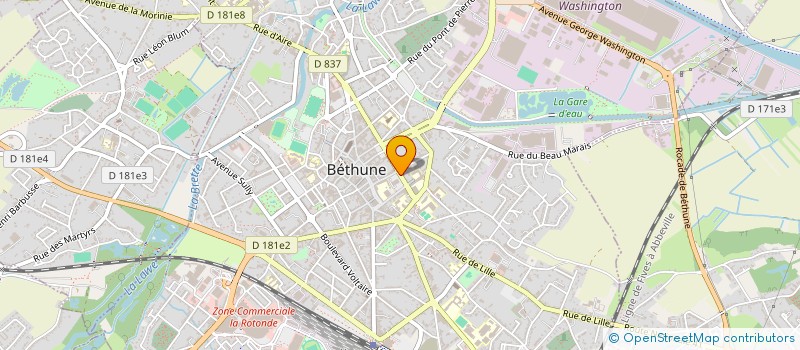 localisation de l'entreprise ASSOCIATION SPORTIVE DU LYCEE BLARINGHEM BETHUNE à BETHUNE