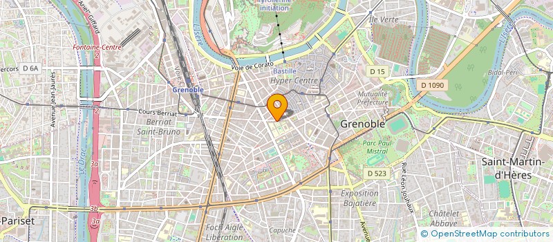 localisation de l'entreprise ASSOCIATION SPORTIVE DU LYCEE CHAMPOLLION  GRENOBLE