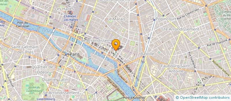 localisation de l'entreprise ASSOCIATION SPORTIVE DU LYCEE CHARLEMAGNE  PARIS