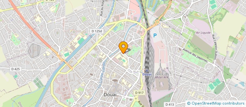 localisation de l'entreprise ASSOCIATION SPORTIVE DU LYCEE CHATELET  DOUAI