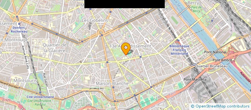 localisation de l'entreprise ASSOCIATION SPORTIVE DU LYCEE CLAUDE MONET  PARIS