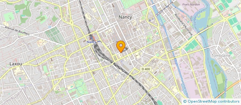 localisation de l'entreprise ASSOCIATION SPORTIVE DU LYCEE CYFFLE  NANCY