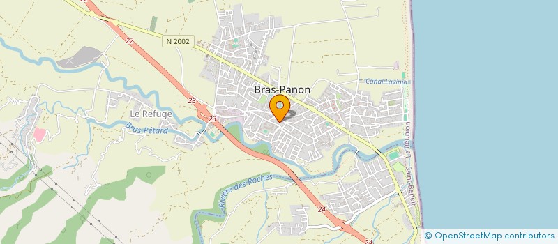 localisation de l'entreprise ASSOCIATION SPORTIVE DU LYCEE DE BRAS-PANON à BRAS-PANON