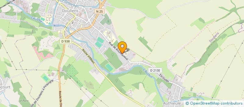 localisation de l'entreprise ASSOCIATION SPORTIVE DU LYCEE DE L'AUHTIE à DOULLENS