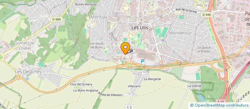 localisation de l'entreprise ASSOCIATION SPORTIVE DU LYCEE DE L'ESSOURIAU à LES ULIS
