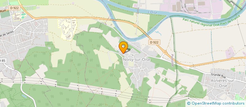 localisation de l'entreprise ASSOCIATION SPORTIVE DU LYCEE DE LUZARCHES  LUZARCHES