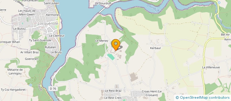 localisation de l'entreprise ASSOCIATION SPORTIVE DU LYCEE DE SUSCINIO  MORLAIX