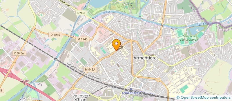localisation de l'entreprise ASSOCIATION SPORTIVE DU LYCEE GUSTAVE EIFFEL ARMENTIERES à ARMENTIERES