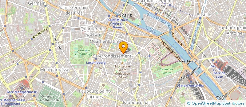 localisation de l'entreprise ASSOCIATION SPORTIVE DU LYCEE HENRI IV  PARIS