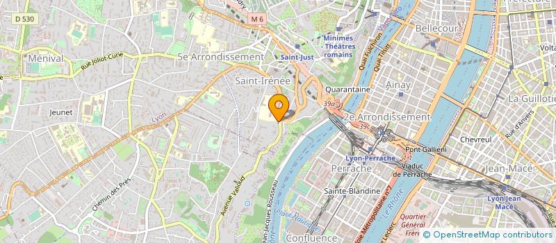 localisation de l'entreprise ASSOCIATION SPORTIVE DU LYCEE ICOF à LYON