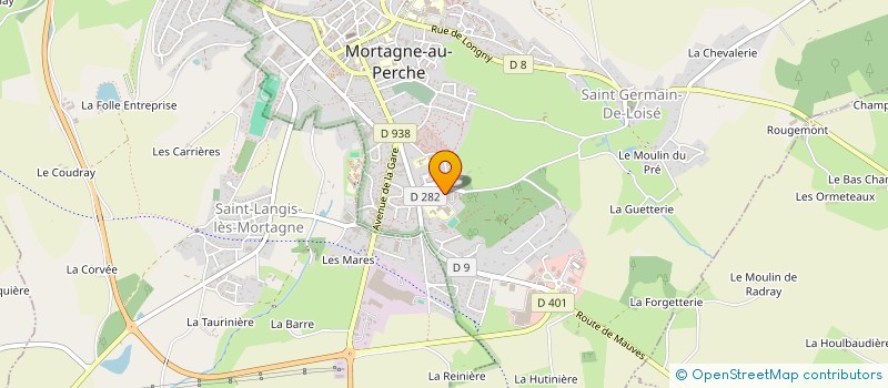 localisation de l'entreprise ASSOCIATION SPORTIVE DU LYCEE JEAN MONNET à MORTAGNE-AU-PERCHE