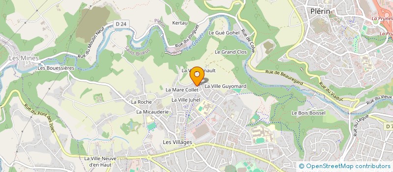 localisation de l'entreprise ASSOCIATION SPORTIVE DU LYCEE JEAN MOULIN - SAINT BRIEUC à SAINT-BRIEUC