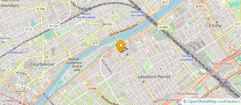 localisation de l'entreprise ASSOCIATION SPORTIVE DU LYCEE LEONARD DE VINCI à LEVALLOIS-PERRET