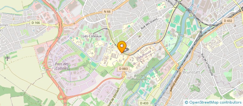 localisation de l'entreprise ASSOCIATION SPORTIVE DU LYCEE LOUIS ARMAND DE MULHOUSE à MULHOUSE